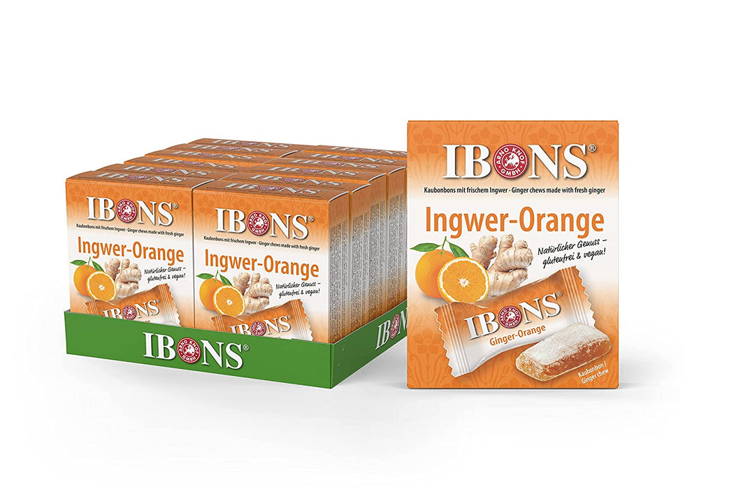 IBONS Ingwer-Orange 60g x 12