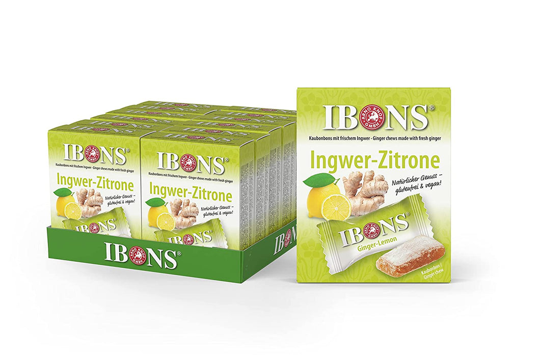 IBONS Ingwer-Zitrone 60g x 12